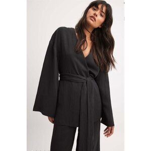 NA-KD  Blazers Belted Blazers Lyocell Blend Belted Blazer Size 34